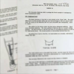 Tiny Tears & Betsy Wetsy Doll Repair Instructions Packet Midcentury Trade School